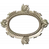 Ornate Oval Cartouche STL - Decorative Frame 3D Model for CNC