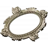 Ornate Oval Cartouche STL - Decorative Frame 3D Model for CNC