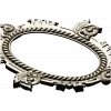 Ornate Oval Cartouche STL - Decorative Frame 3D Model for CNC
