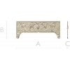 Акантовая фриз-накладка для ЧПУ - детализированная 3D модель STL