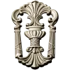 Regal shell cartouche - detailed STL 3D model for CNC