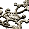 Ornate Vertical Cartouche STL for CNC
