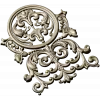 Ornamental cartouche 3D model STL for CNC milling