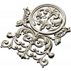 Ornamental cartouche 3D model STL for CNC milling