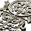 Ornamental cartouche 3D model STL for CNC milling