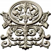 Ornamental cartouche 3D model STL for CNC milling