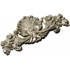 Картуш "Ракушка и розы" - 3D модель STL для ЧПУ