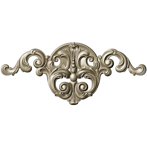 Imperial Rocaille Applique - STL 3D model for CNC carving