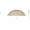 Baroque Semicircular Pediment STL