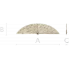 Peacock Fan Decorative Applique - STL 3D Model for CNC