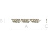 Ornate Floral Scroll Border STL for CNC