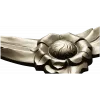 Floral Flame Corner STL model for CNC carving