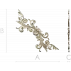 Acanthus Corner STL 3D Model for CNC Router