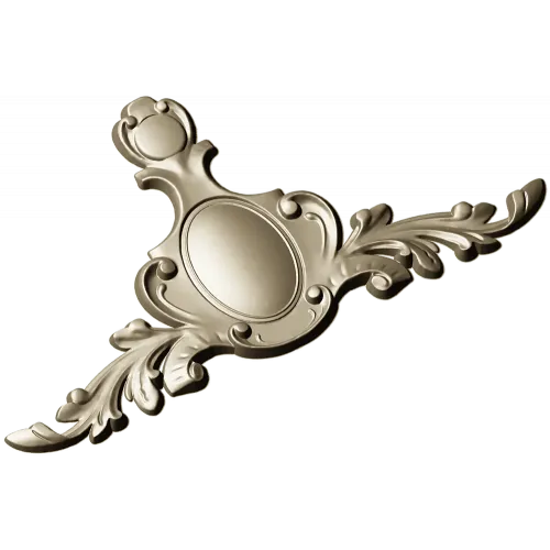 Baroque Cartouche STL for CNC Milling
