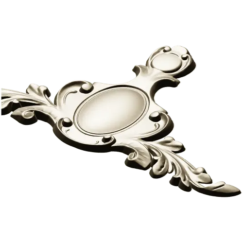 Baroque Cartouche STL for CNC Milling