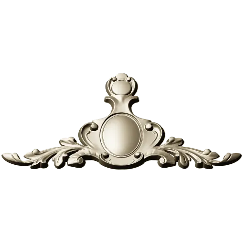 Baroque Cartouche STL for CNC Milling
