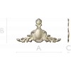 Baroque Cartouche STL for CNC Milling