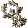 Regal Acanthus Cartouche STL 3D Model