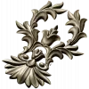 Regal Acanthus Cartouche STL 3D Model