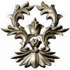 Regal Acanthus Cartouche STL 3D Model