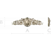 Aurelia Cartouche - decorative STL 3D model for CNC milling