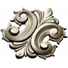 Acanthus Rocaille STL 3D Model for CNC Milling