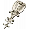 Baroque Acanthus Shield - STL 3D model for CNC