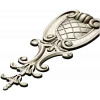 Baroque Acanthus Shield - STL 3D model for CNC