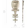 Baroque Acanthus Shield - STL 3D model for CNC