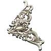 Rococo Acanthus Corner STL 3D Model for CNC