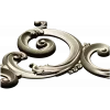Рокайльный угловой декор - 3D модель STL для ЧПУ