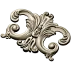 Rococo Acanthus Cartouche STL for CNC Milling