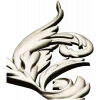 Baroque Acanthus Corner STL 3D model for CNC