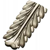 Acanthus Vertical Decorative STL Model for CNC