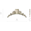 Акантовый картуш для фриза - 3D модель STL для ЧПУ