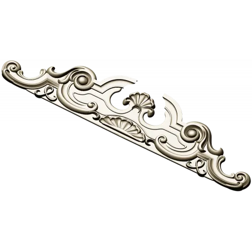 Baroque Shell Crest - STL 3D model for CNC router