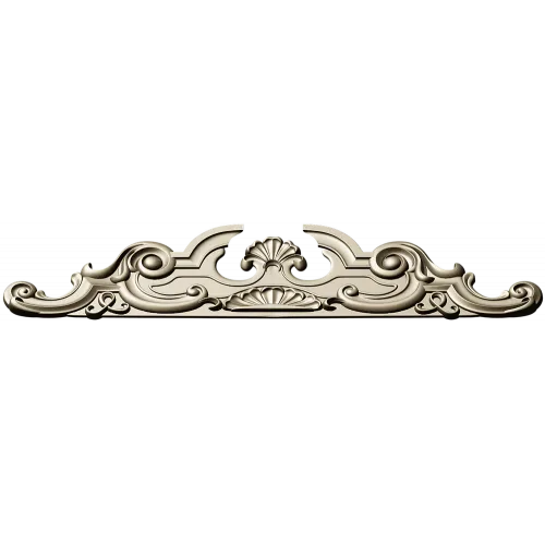 Baroque Shell Crest - STL 3D model for CNC router