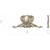 Классический горизонтальный картуш в стиле ака?нт - STL 3D модель для ЧПУ