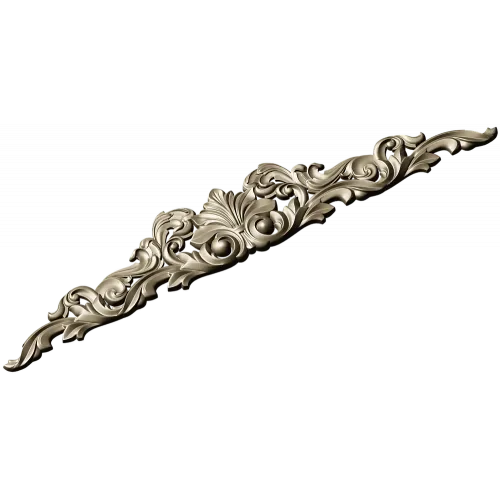 Acanthus Shell Crest - STL 3D model for CNC router