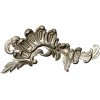 Acanthus Sunburst Corner - decorative STL for CNC milling