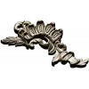 Acanthus Sunburst Corner - decorative STL for CNC milling