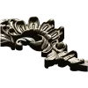 Acanthus Sunburst Corner - decorative STL for CNC milling