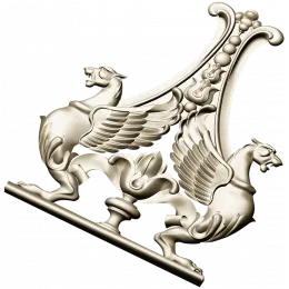 Aureate Griffin Cartouche