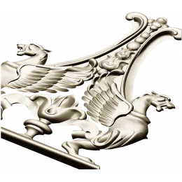 Aureate Griffin Cartouche