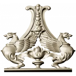 Aureate Griffin Cartouche