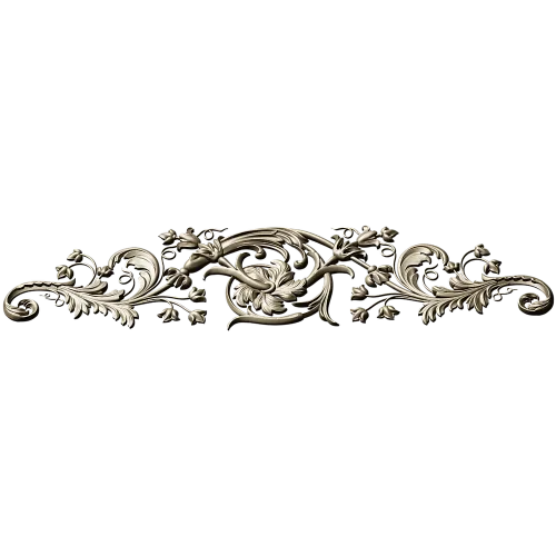 Baroque Acanthus Scroll STL 3D Model for CNC