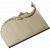 Rococo acanthus crest STL 3D model for CNC