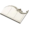 Rococo acanthus crest STL 3D model for CNC