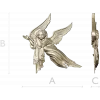 Летящий ангел - 3D модель STL для ЧПУ