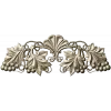 Grapevine Cartouche decorative STL model for CNC